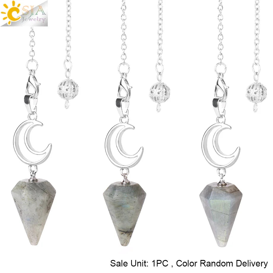 Spiritural Crystal Pendulum SELECTION - ALOE WINGS STORE