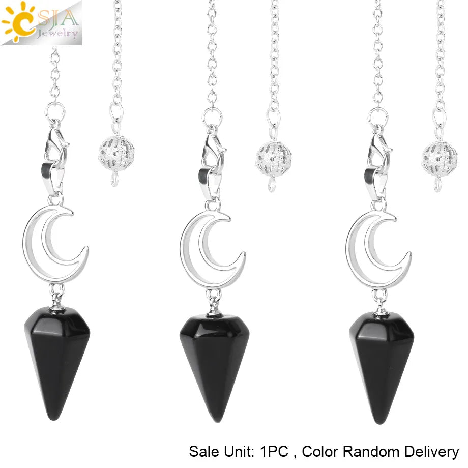 Spiritural Crystal Pendulum SELECTION - ALOE WINGS STORE