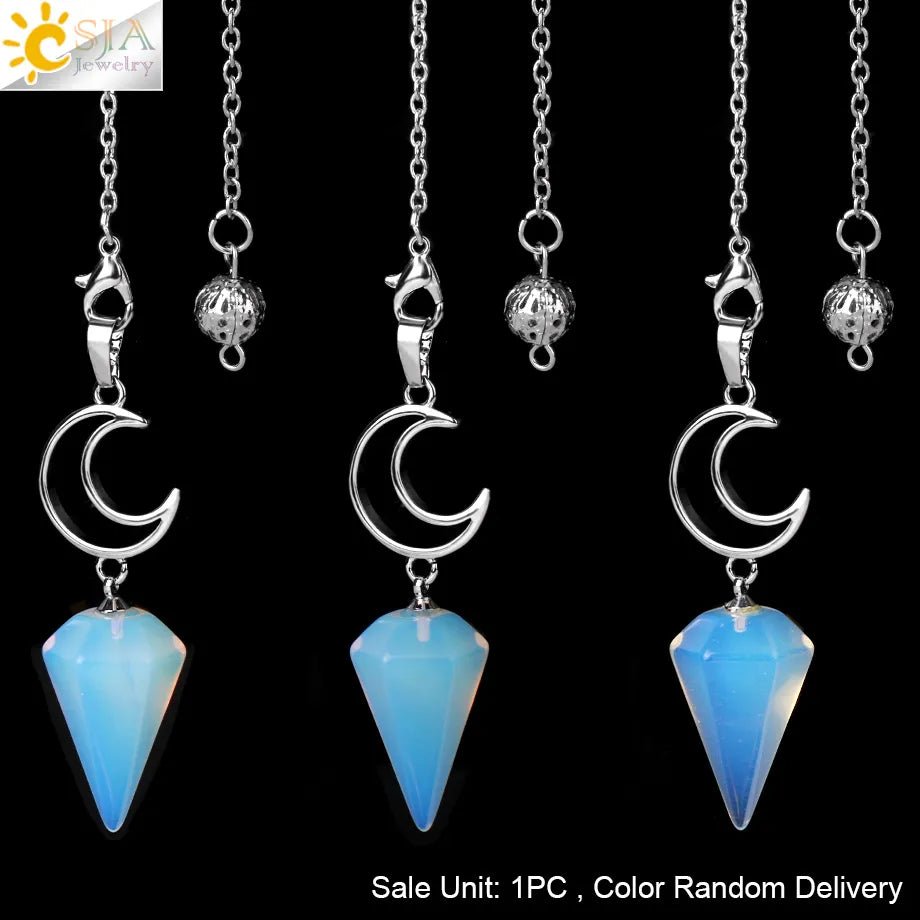 Spiritural Crystal Pendulum SELECTION - ALOE WINGS STORE