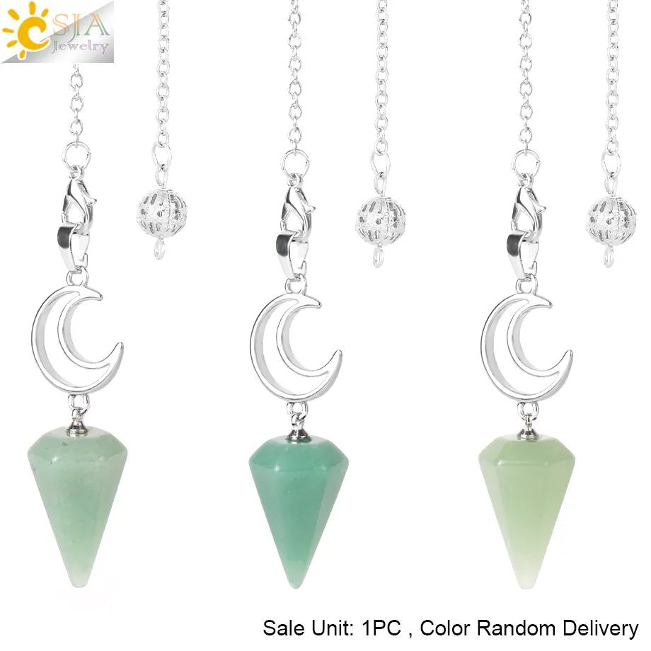 Spiritural Crystal Pendulum SELECTION - ALOE WINGS STORE