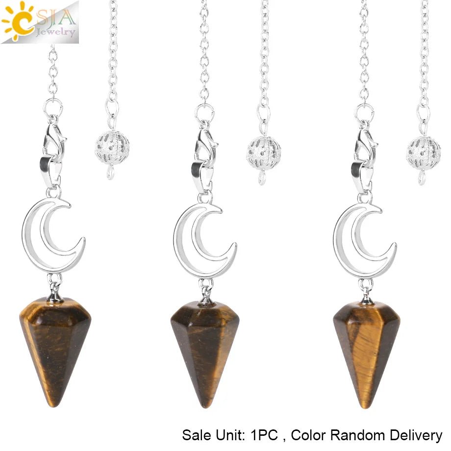 Spiritural Crystal Pendulum SELECTION - ALOE WINGS STORE