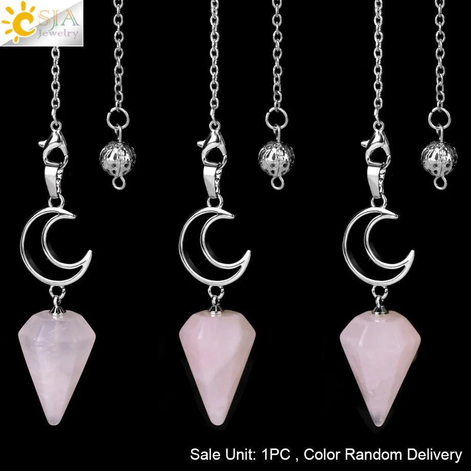 Spiritural Crystal Pendulum SELECTION - ALOE WINGS STORE