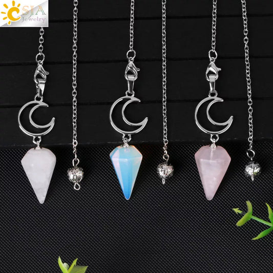 Spiritural Crystal Pendulum SELECTION - ALOE WINGS STORE