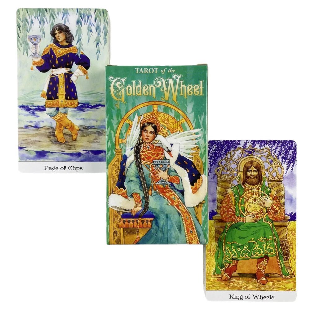 Tarot Of The Golden Wheel Cards (78 Cards & Guidebook) - ALOE WINGS STORE