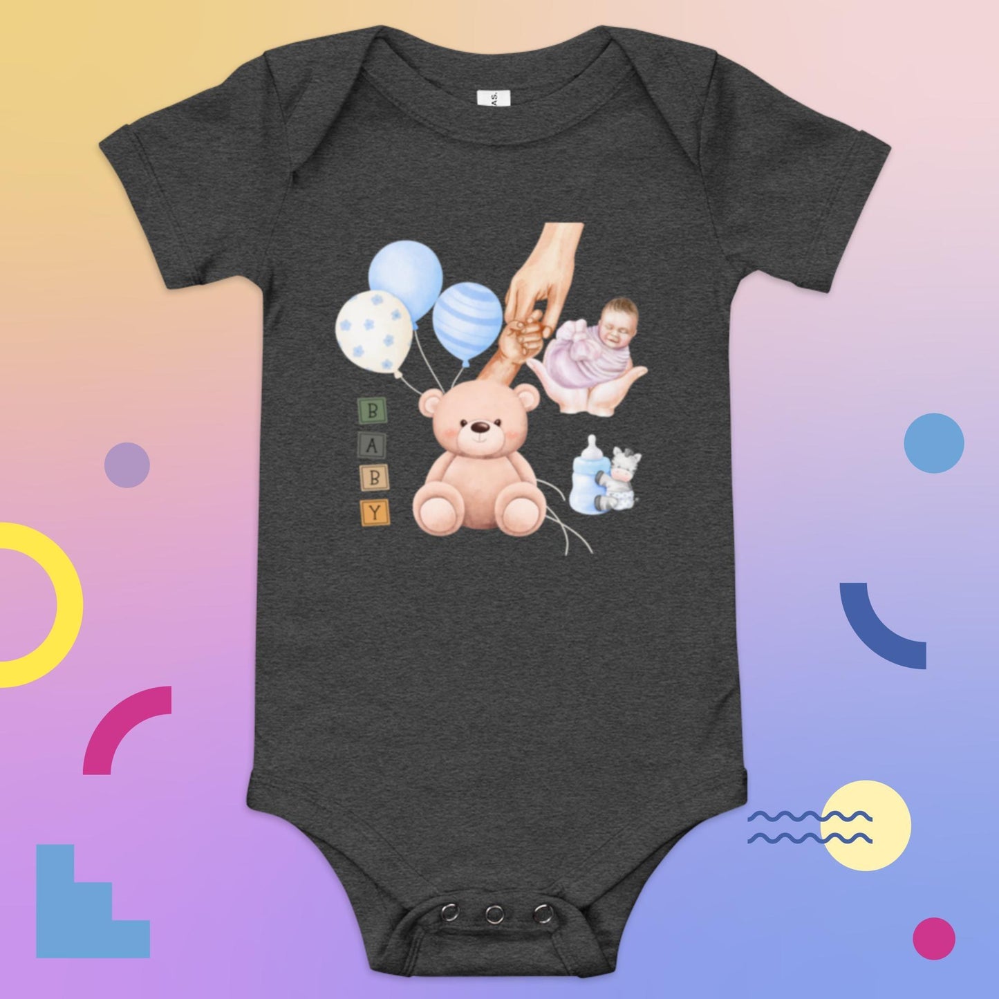 Teddy Love Baby Bodysuit - ALOE WINGS STORE