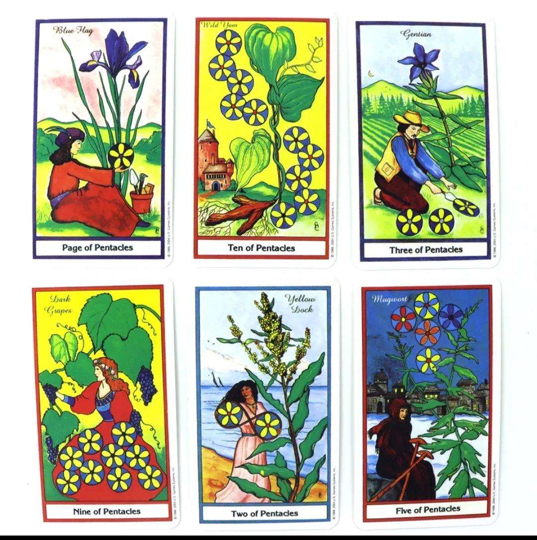 The Herbal Tarot by Michael Tierra and Candis Cantin - ALOE WINGS STORE