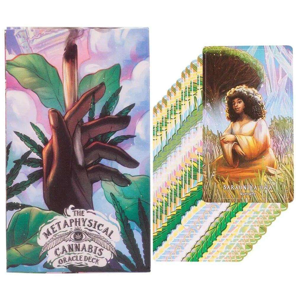 The Metaphysical Cannabis Oracle Deck with Guidebook - ALOE WINGS STORE