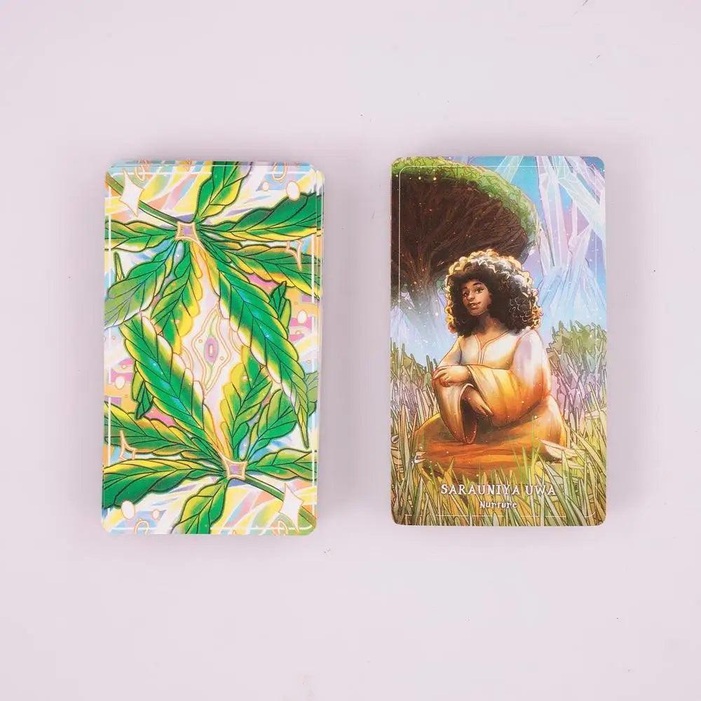 The Metaphysical Cannabis Oracle Deck with Guidebook - ALOE WINGS STORE