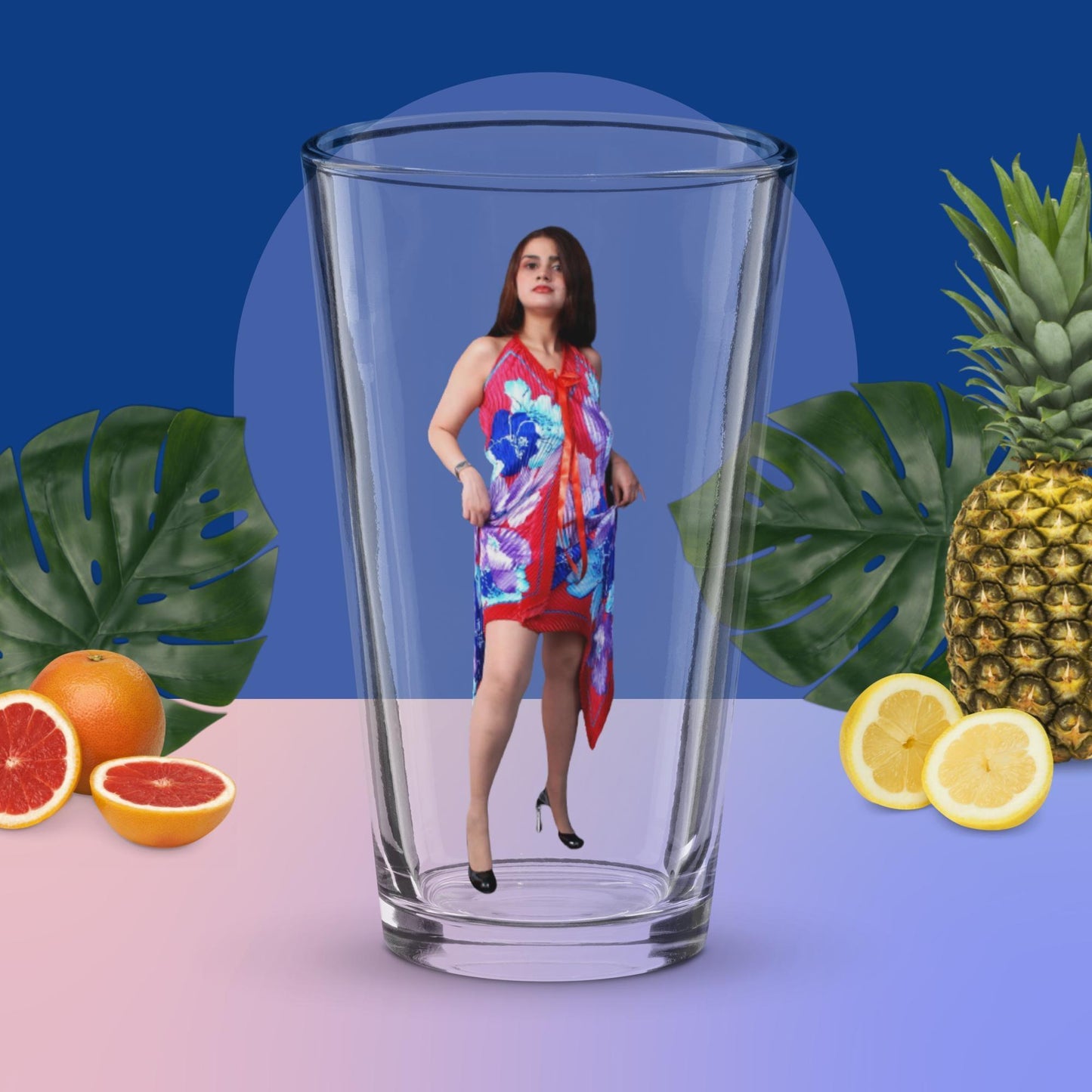 The Tropical Dancer Shaker Pint Glass - ALOE WINGS STORE