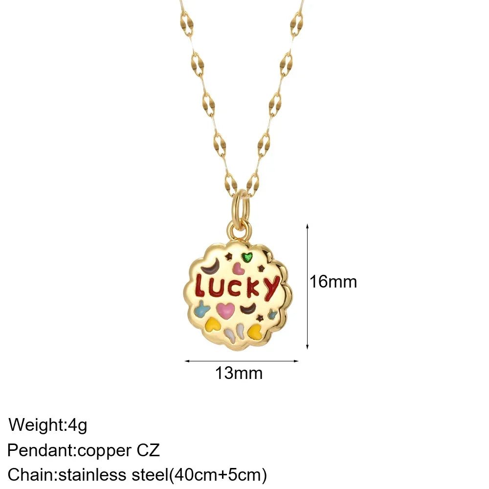 Trendy Lucky Charm Pendants-ALOE WINGS STORE