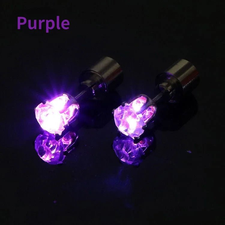 Unique Colorful LED Luminous Ear Studs SELECTION - ALOE WINGS STORE