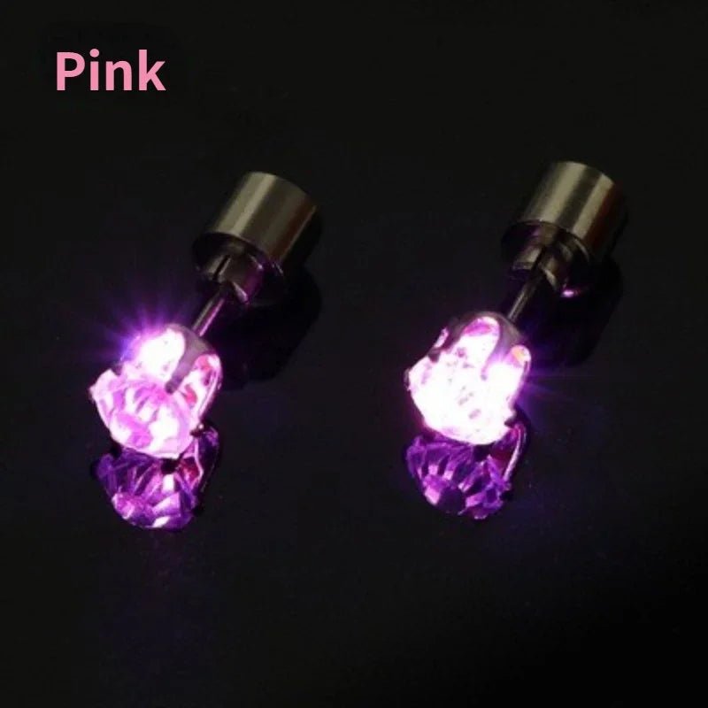 Unique Colorful LED Luminous Ear Studs SELECTION - ALOE WINGS STORE