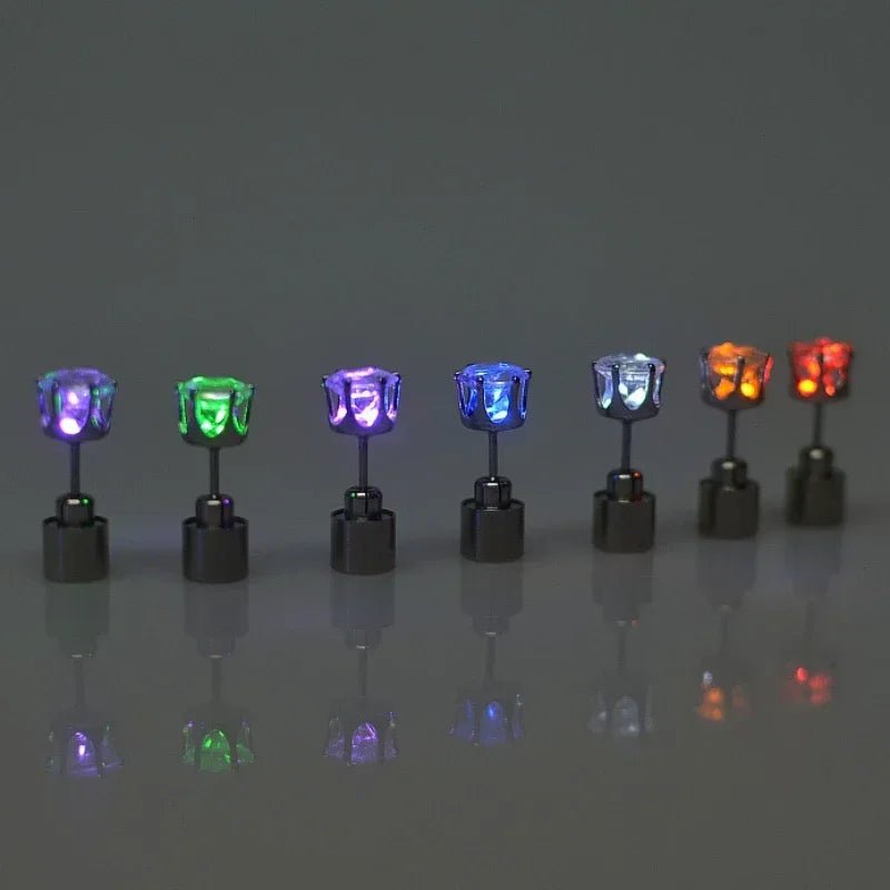 Unique Colorful LED Luminous Ear Studs SELECTION - ALOE WINGS STORE