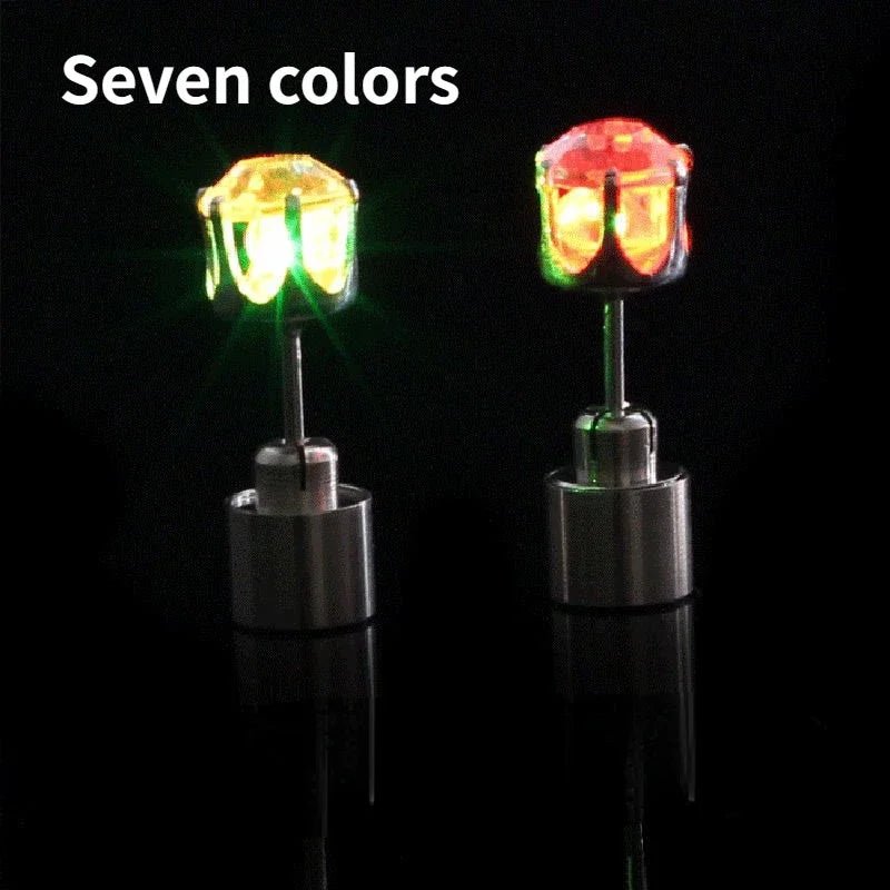 Unique Colorful LED Luminous Ear Studs SELECTION - ALOE WINGS STORE