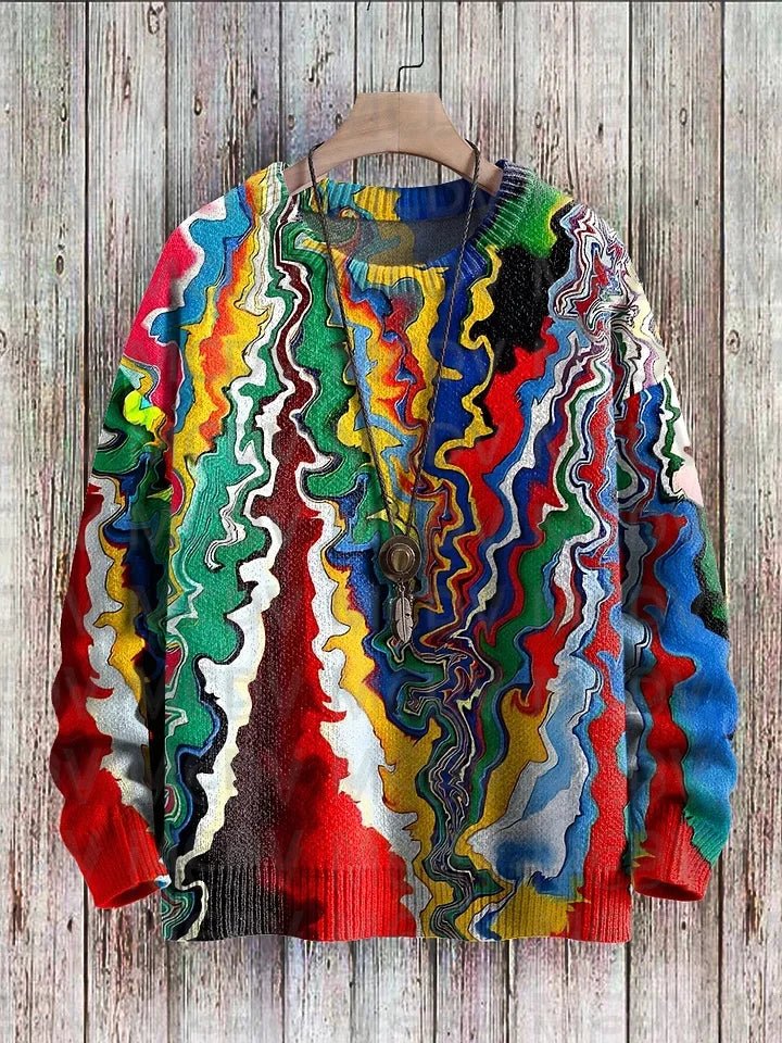 Unisex Multicolour Art Sweater [SELECTION] - ALOE WINGS STORE