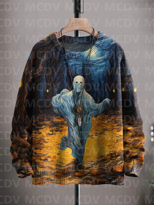 Unisex Spooky Art Sweatshirt [SELECTION]-ALOE WINGS STORE