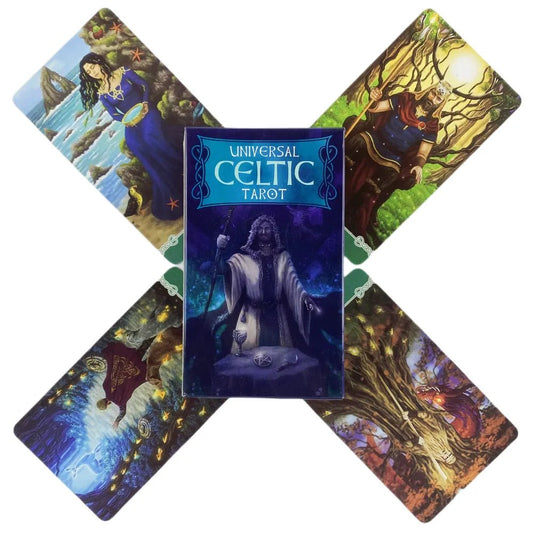 Universal Celtic Tarot Cards (78 Cards)-ALOE WINGS STORE