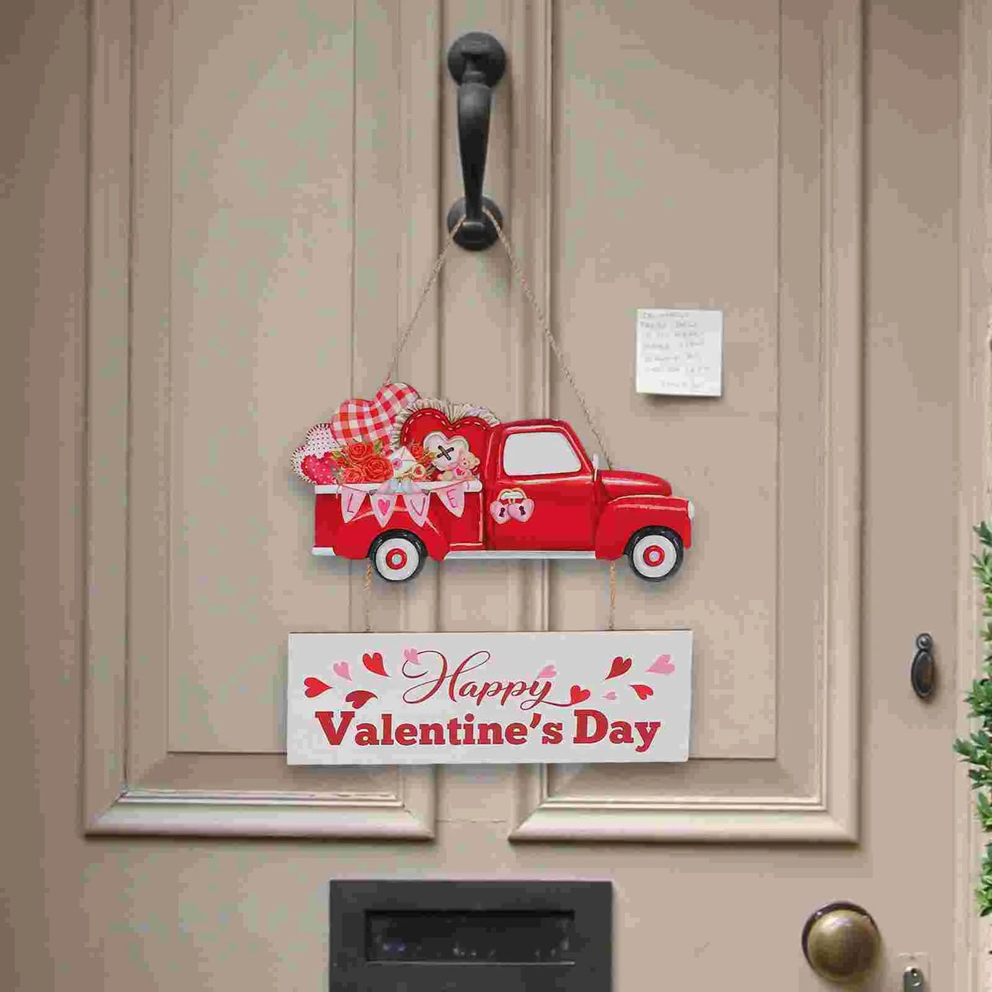 Valentines' Day Hanging Door Sign - ALOE WINGS STORE