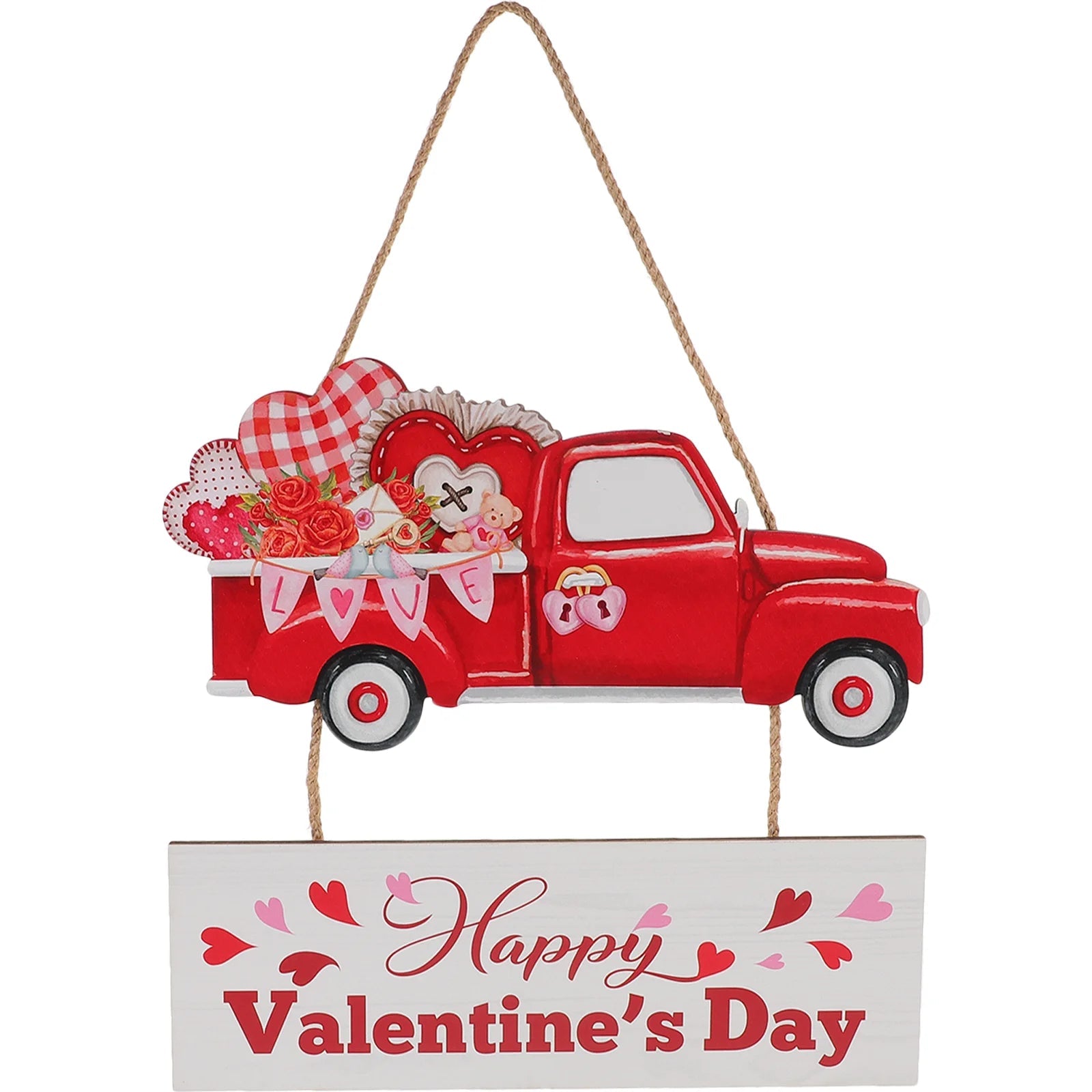 Valentines' Day Hanging Door Sign - ALOE WINGS STORE